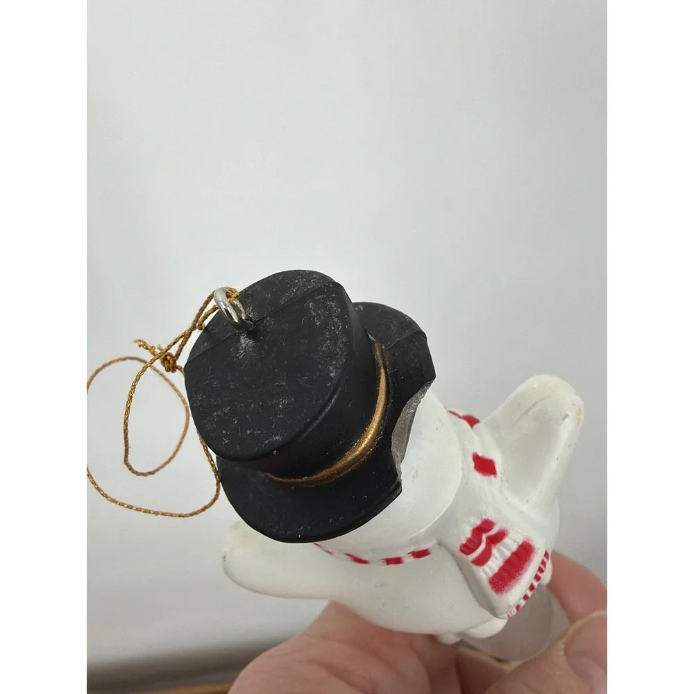 2 Hallmark Snowman Icicle Christmas Ornaments Frosted Winter‎ Holiday Decor